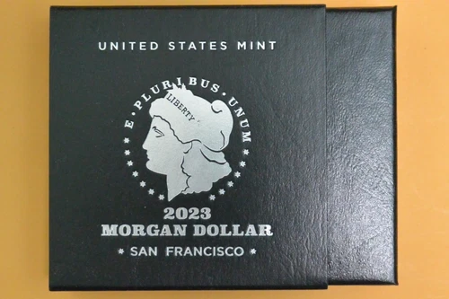 2023-S MORGAN Silver Proof Dollar (23XF) w/US Mint Box & COA