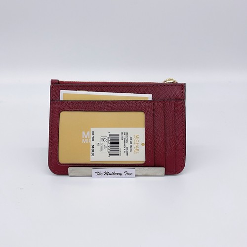 Michael Kors Jet Set Viaje Parte Pequeña con Cremallera Tarjeta Moneda Llave Bolsa Billetera Nuevo con Etiquetas $188 - Imagen 30 de 57