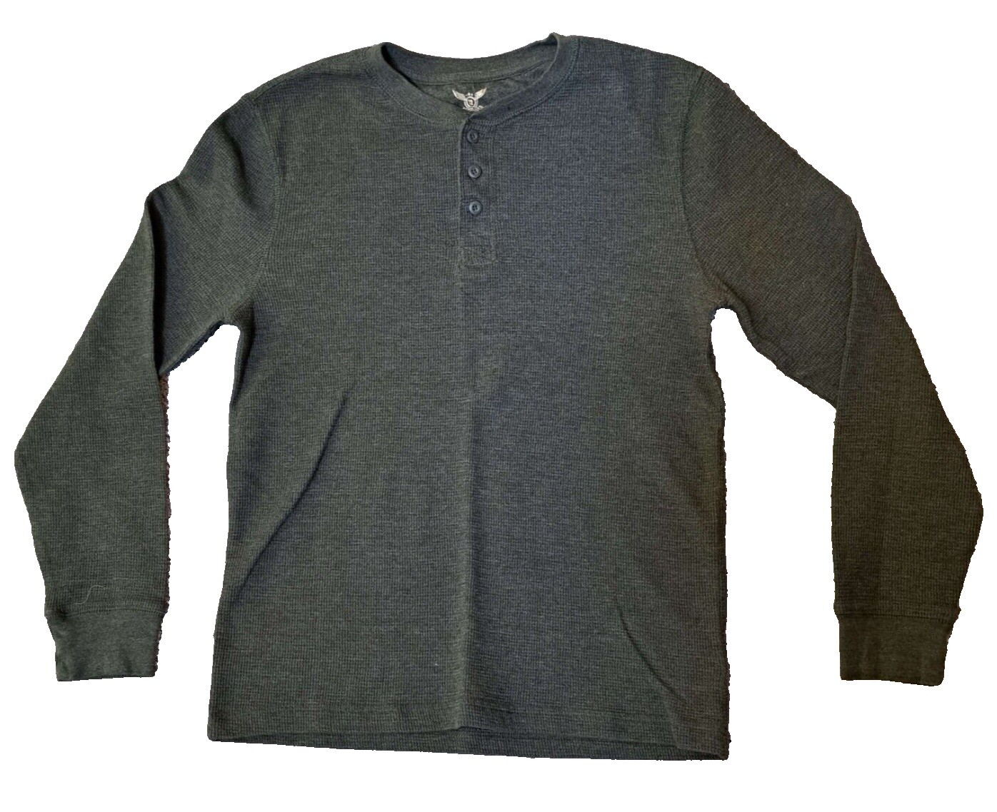 waffle shirts faded glory men's thermal henley