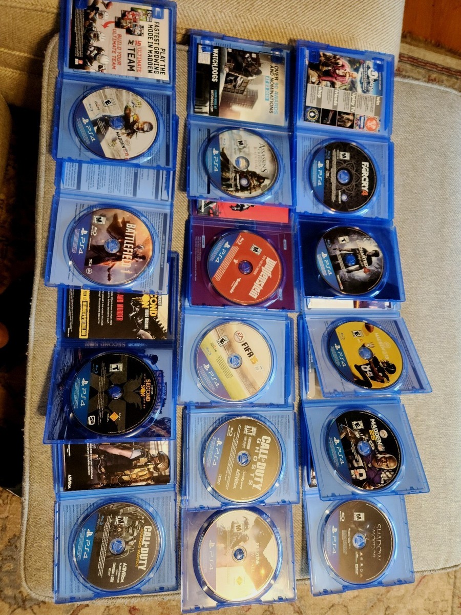 PLAYSTATION 4 PS4 14 game lot bundle ALL Games Work Great
