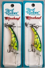 2-Reef Runner Ripshad FIRE TIGER  200-21 Trolling, Casting lure 16'  2 PACK