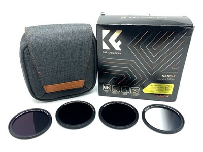 K&F Concept Filter Kit Nano-X MRC Magnetic Adapter Ring GND8/ND8/64/1000 55mm