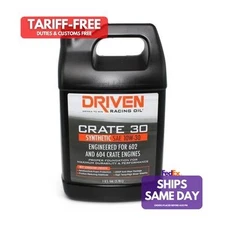 Driven Oil 22308, One Crate 30 10W30 Synthetic Oil 1 Gallon Performance Parts