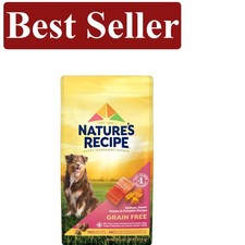Grain-Free Dry Dog Food with Salmon, Sweet Potato & Pumpkin - 4 lb Bag 7.25 per pound