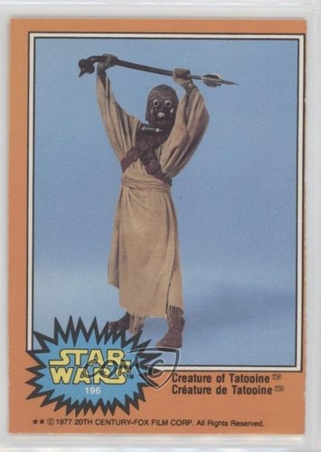 1977 OPC Star Wars #196 Creature of Tatooine