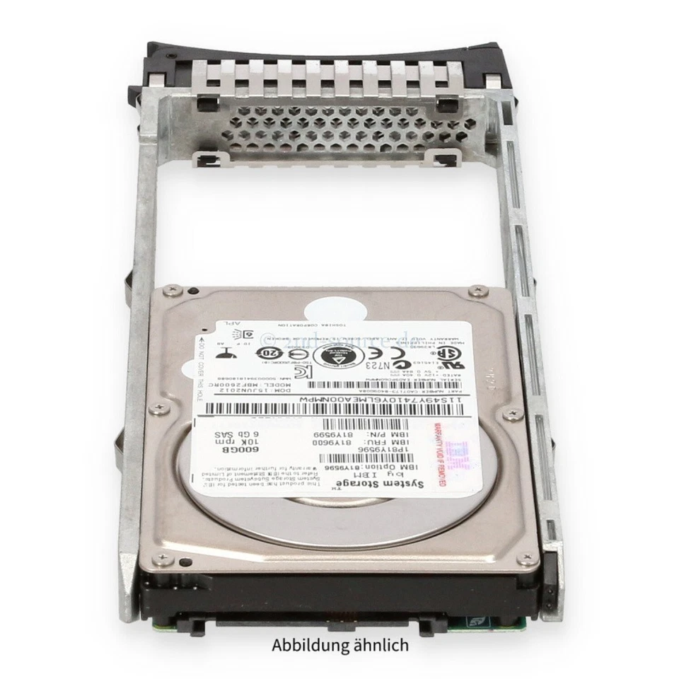 Lenovo 600GB 10k SAS 6G SFF HotPlug HDD EXP2500 81Y9596 81Y9600 81Y9599 FC 5421 - Bild 4 von 4