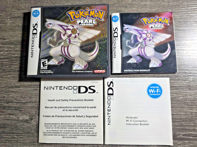 Pokemon: Pearl Version (Nintendo DS, 2007) Case & Manual Authentic (NO GAME)
