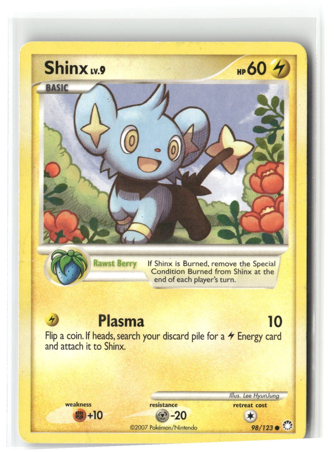 Shinx Common Mysterious Treasures 98/123 Pokemon Moderately Played