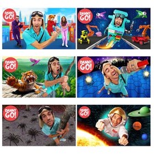 Danny Go Party Supplies Birthday Backdrop Party Decoration Banner 5x3ft