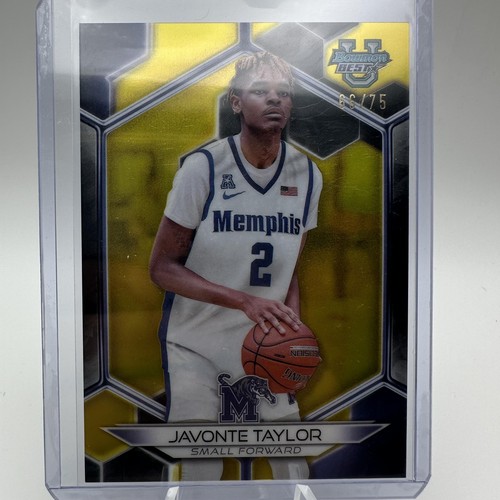 2023-24 Bowman University Best #51 Javonte Taylor Yellow Refractor #/75 - Bild 1 von 2