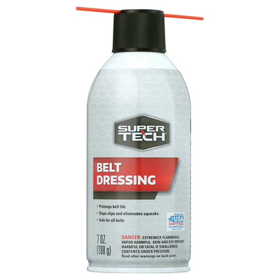 Super Tech Automotive Belt Dressing, 7 oz. Can