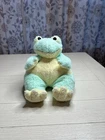 Vintage 1999 TY Frog Baby Soft Plush Animal Toy With Rattle 12”