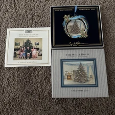2021 Annual White House Ornament By Historical Association With Box and Paper