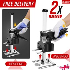 2PCS Heavy Duty Labor Saving Arm Jack Door Cabinet Board Lift Clamp Tool !