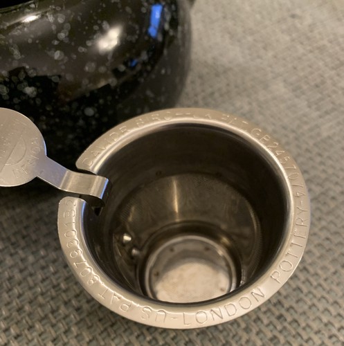 David R Birch Designed Pebble Filter Teapot with Infuser London Pottery 2 Cup - Picture 7 of 11