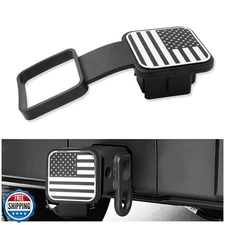 carleef Trailer Hitch Covers - Unique US Flag Tow Hitch Covers 2 Inch with Sq