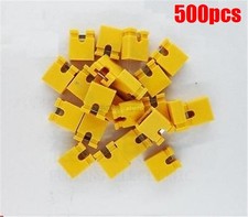 500Pcs Yellow 2.54MM Jumper Cap Mini Jumper Short Circuit Cap Connection New le
