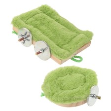 2pcs Hanging Bird Nest For Cage: Parrot Bed Plush - Warm House Hideout - Cozy