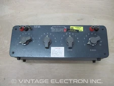 GENERAL RADIO 1454-AH Decade Voltage Divider STEPS: 0.1, 0.01, 0.001, 0.0001 Ohm