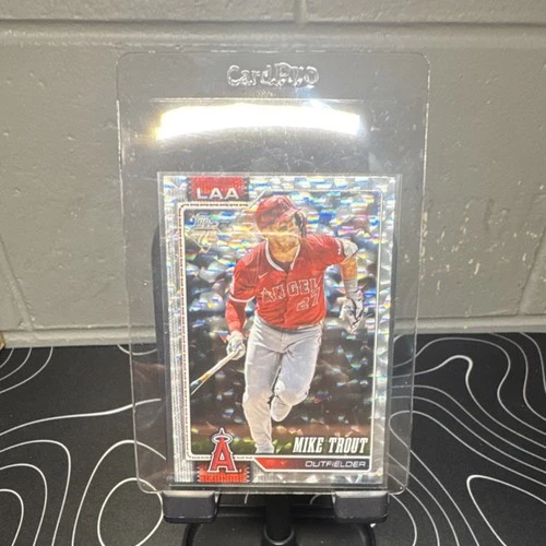 2022 Topps Mike Trout Foilboard Parallel #350 Los Angeles Angels MLB Card
