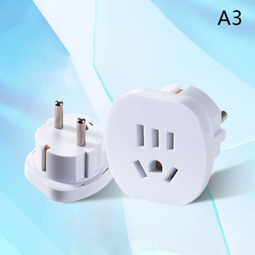 EU Plug Adapter US UK EU To EU Plug Adapter Converter 2/3Pin Electric Socket - Afbeelding 9 van 13