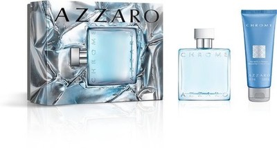 Azzaro Men's Chrome 2pcs EDT Gift Set Fragrances 3614274668445