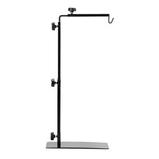 HealSmart Reptile Metal Lamp Stand, Adjustable Floor Light Holder, Heating Lamp