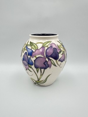 Moorcroft Keramik Queen Of The Annuals Vase. Schöne Blumenvase 13 cm 2020