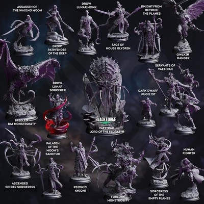 Drow from Beyond by DM Stash | Fantasy | D&D | DnD | Print on Demand