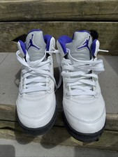 Nike Air Jordan 5 Retro Shoes Youth Size 6Y White Concord Basketball 440888-141