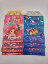 1997 McDonald  s The Little Mermaid Happy Meal Box X4