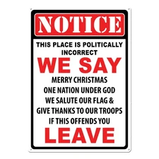 Rivers Edge Products Tin Sign, 17" x 12" Weatherproof Metal Wall Art,