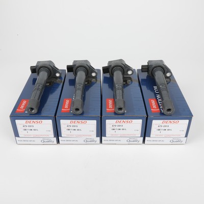 4x Denso 30520-R40-007 Ignition Coils For Honda Accord CRV Acura 2.4L 673-2313