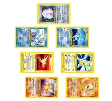 "Pokémonster" Card Skin Set 7-Pack Decal Sticker Articuno Zapdos Jolteon Trainer