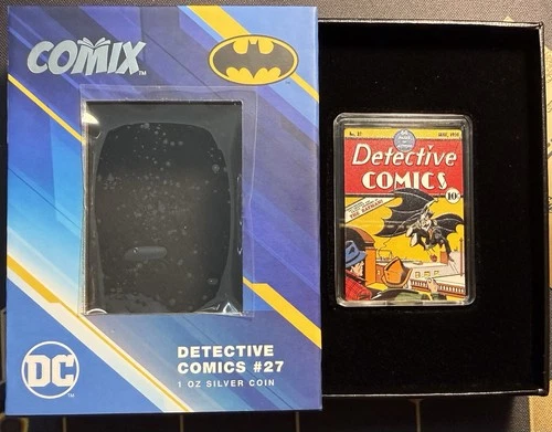 2023 NIUE DC Detective Comics #27 Batman COMIX  1 oz Colorized Proof Silver Coin