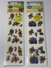 Vintage Lot Of 2 Sandylion Winnie The Pooh Sticker Packs NOS NIP