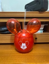 Disney Parks Mickey Mouse Red Balloon Sipper Cup and Straw Disneyland
