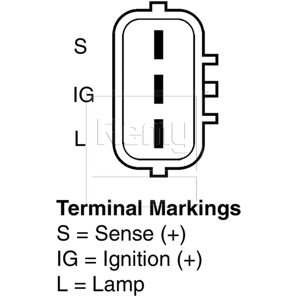 Alternador Premium Remy 94789 para 01-10 Lexus LS430 SC430 Foto 4 de 4