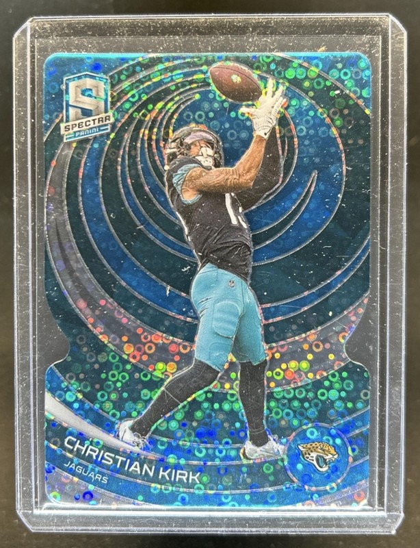 2023 Panini Spectra Christian Kirk Neon Blue Die Cut #/50 Jaguars
