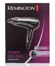 Remington Power Dry 2000 Hair Dryer Black D3010