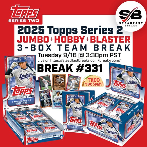 Houston Astros 2025 Topps Series 2 JUMBO + HOBBY 3-Box Team Break #331