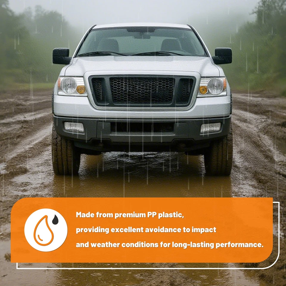 Front Bumper Lower Valance Spoiler For Ford F-150 4WD 04-2005 w/ Fog Light Holes Foto 3 de 4