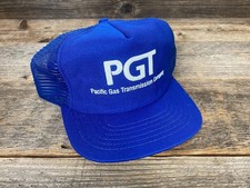 Vintage 90s PGT Pacific Gas Transmission Company Snapback Trucker Hat, Deadstock
