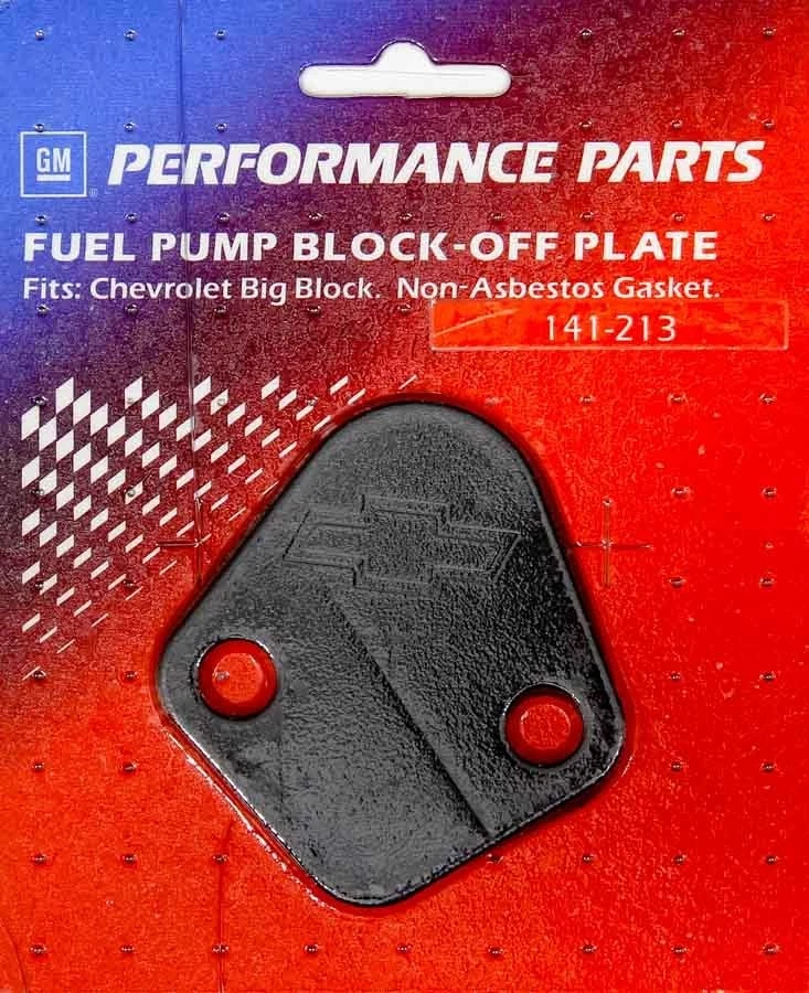 Proform 141-213, One Black Steel Bbc Fuel Pump Block-Off Plate Black Crinkle - Image 3 of 4