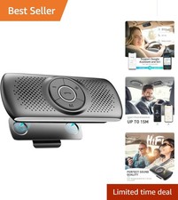 Revolutionary Bluetooth 5.3 Car Speaker - TF Card, Voice Control  Magnetic Clip