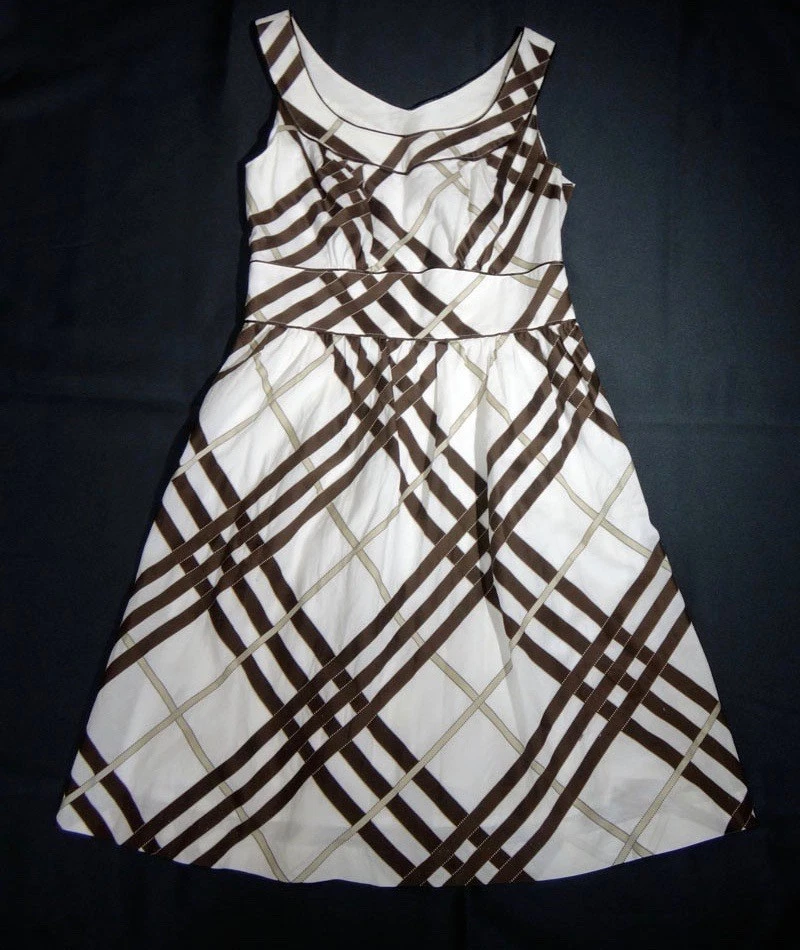 Abito Burberry Blue Label donna 38 bianco beige usato g