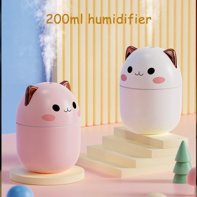 Air Humidifier Cute Cat Ultra-Silent USB Office Household Bedroom Car Aromathera