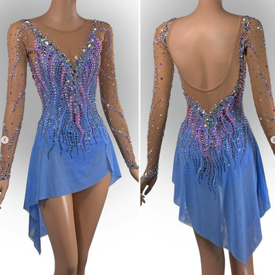 2026New ice figure skating dress performance dress gymnastics dress ladies