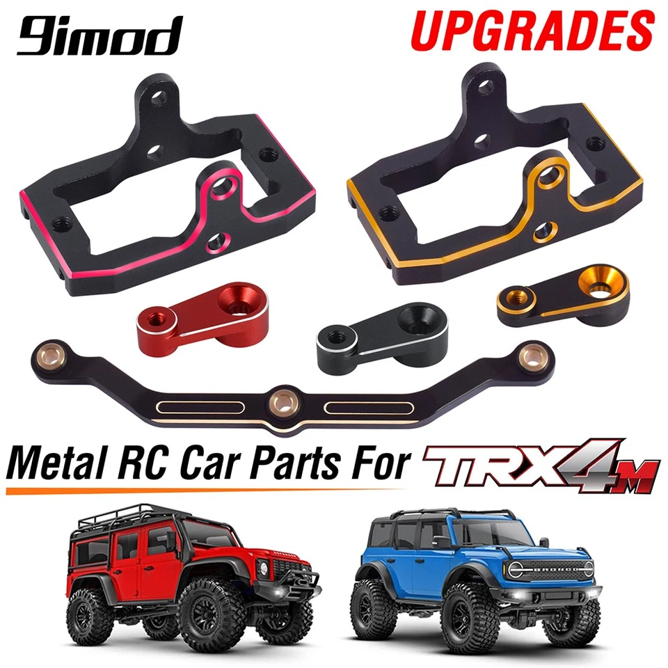 9imod Lenkung Link Servo Halterung 25t Servo Horn für Traxxas 1/18 TRX4M Car - Bild 2 von 4