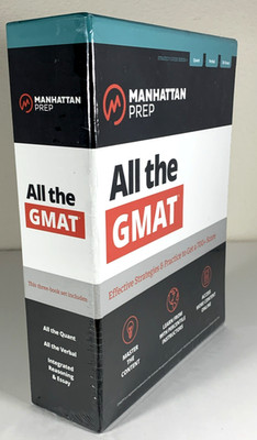Manhattan Prep All the GMAT 3 Book Set 7th Ed Sealed Quant Verbal Online Codes